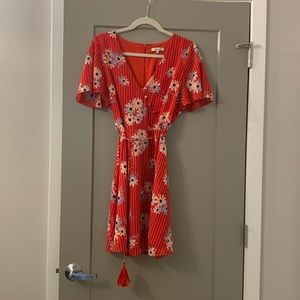 Madewell faux wrap dress in excellent condition